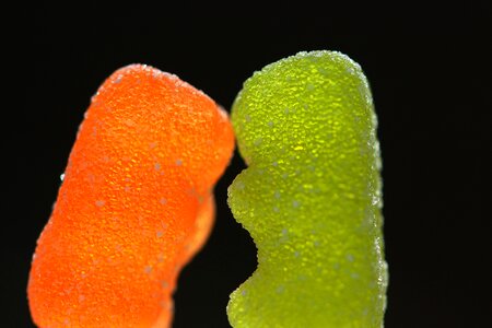 Color light gummi bears