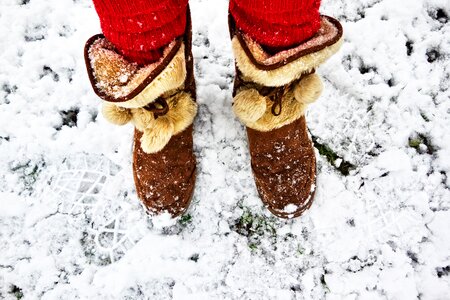 Warm cozy boots pompom