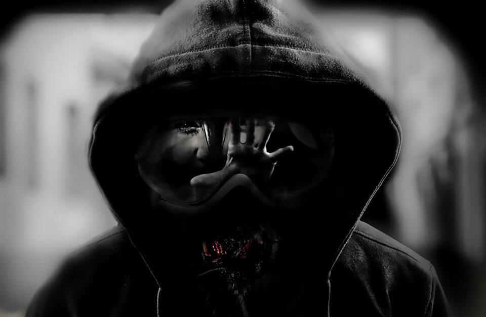Creepy scary surreal
