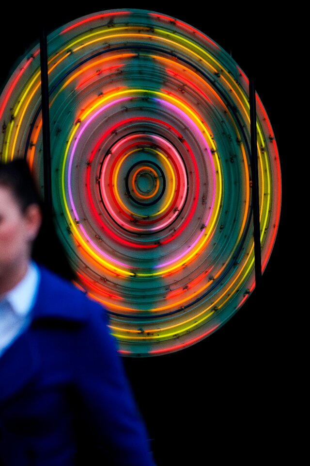 Colorful light blur