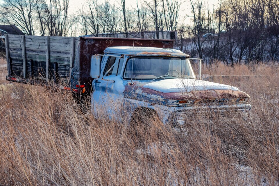 Old car metal photo