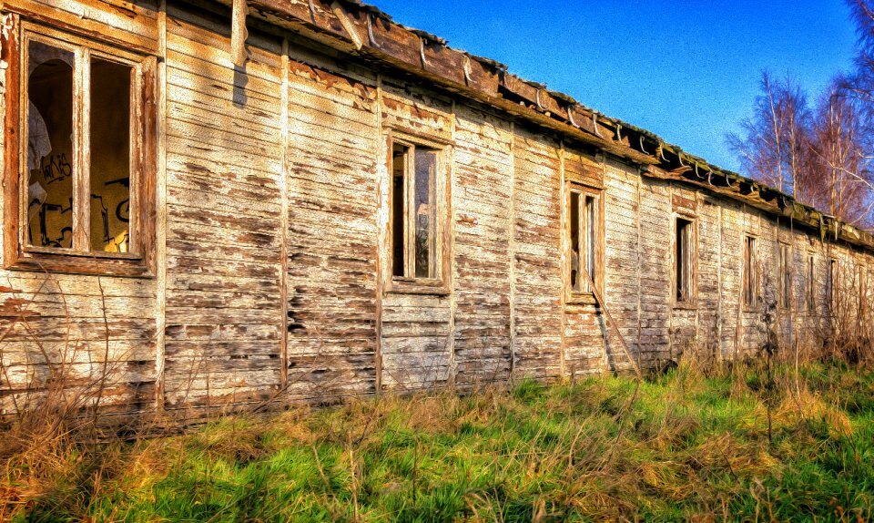 Wooden shed house woodhouse