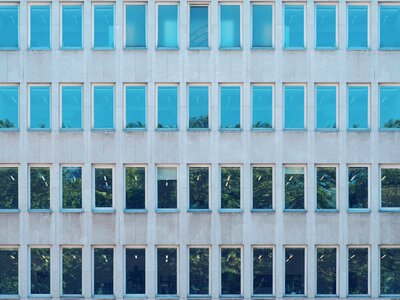 Blue building infrastructure