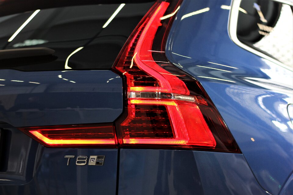 Modern technology crossover suv public show