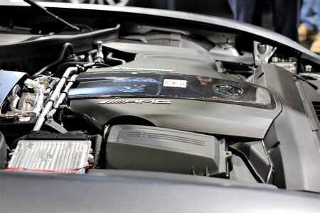 Engine high power sport car photo