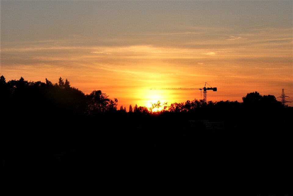 Sky landscape the sun