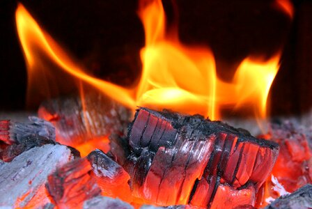 The flame hot red