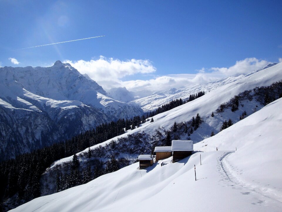 Alpine wintry cold