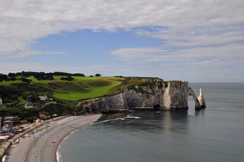 Etretat normandy sea