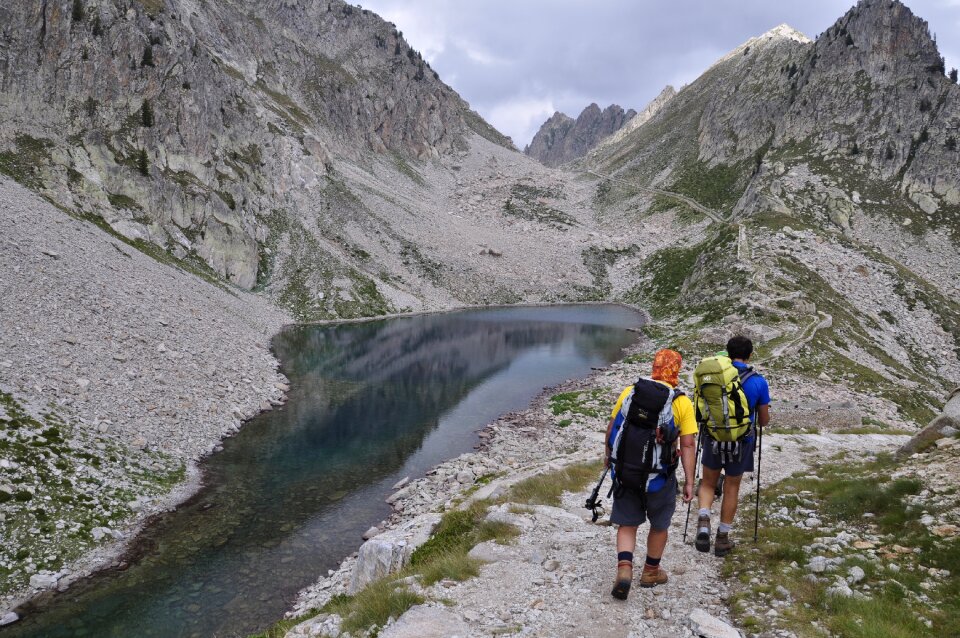 Natural the maritime alps lake