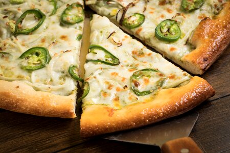 Refreshment pizza meal
