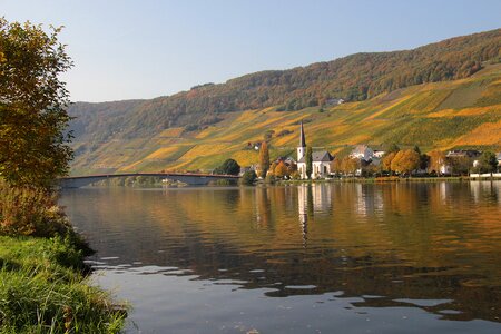 River landscape autumn