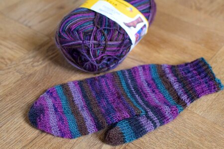 Winter autumn knitted