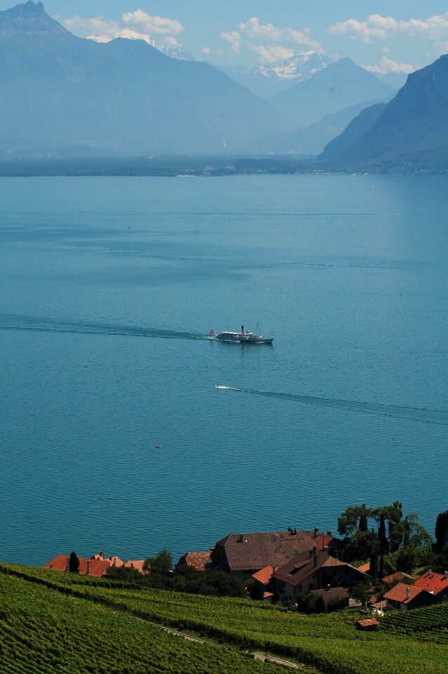 Geneva lake lac photo