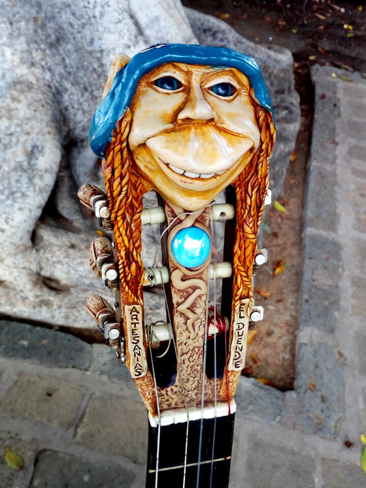 Leisure stringed instrument art