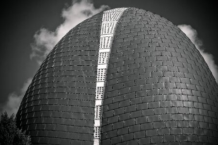 Futuristic facade düsseldorf photo