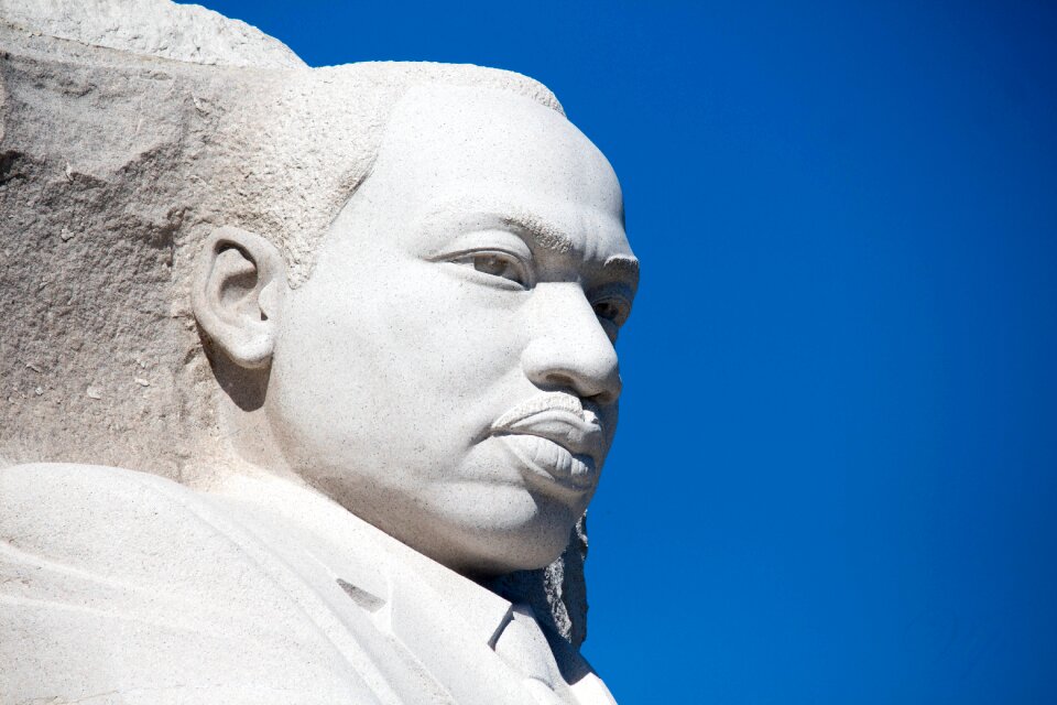 Portrait man monument