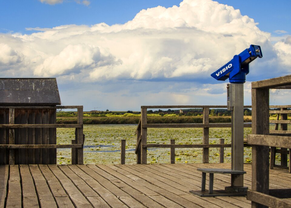 Telescope view nature conservation