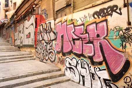 Graffiti historic center street art