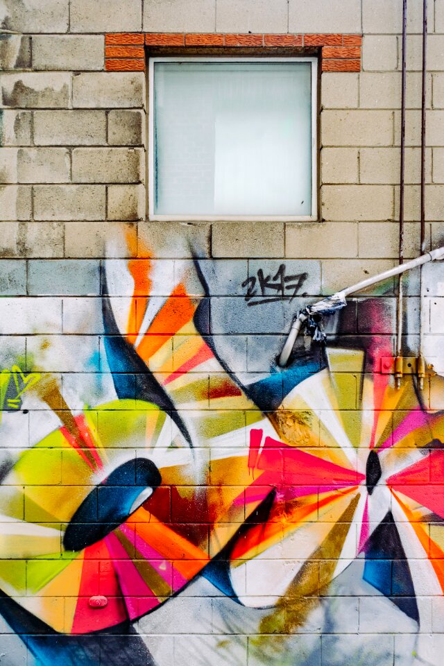 Mural painting graffiti
