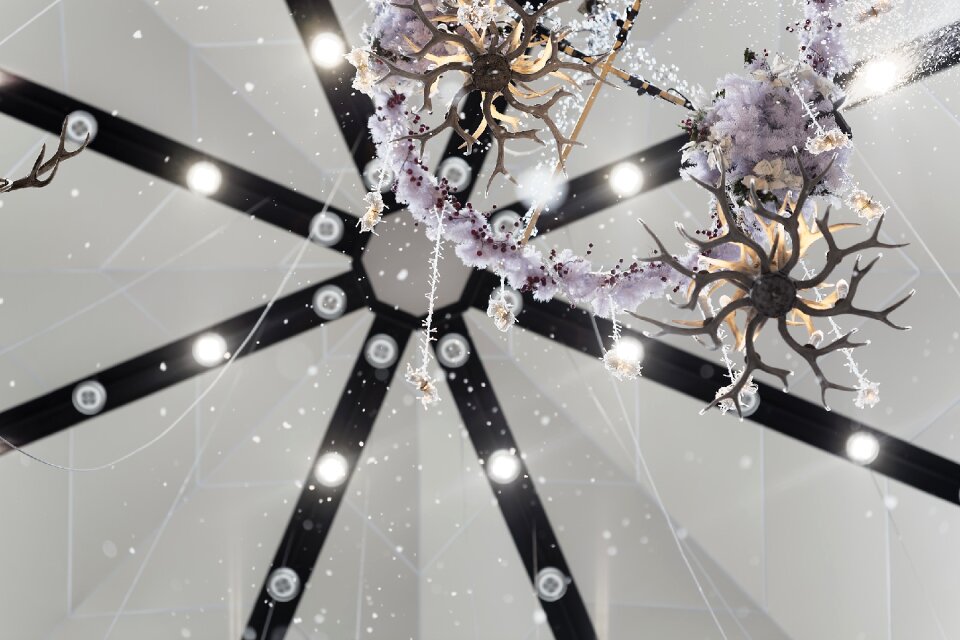 Celebration white decorative