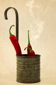 Red sharp vegetables