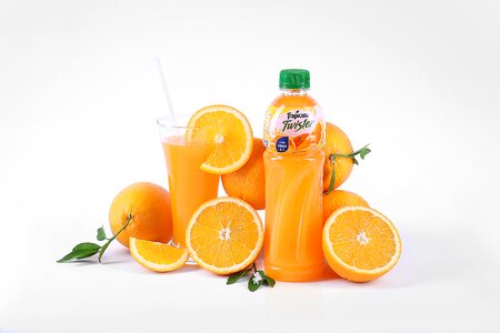 Orange juice juice twister