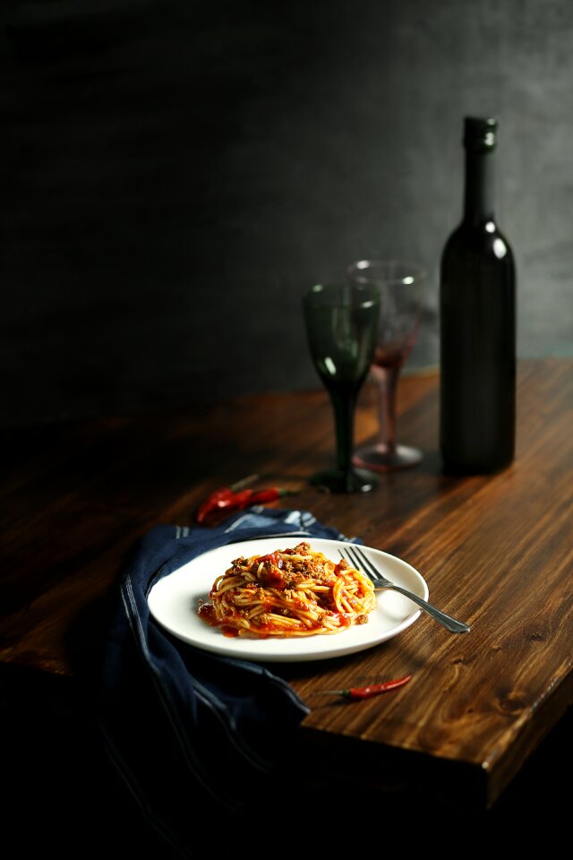 Dinner wine alcohol