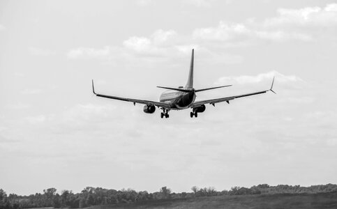 Transportation system flight gray plane photo