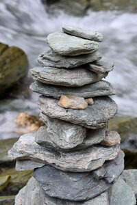 Balance nature stone tower
