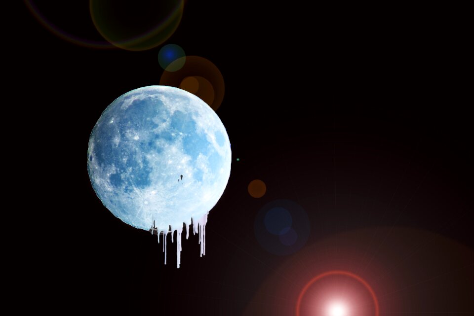 Full moon night photograph darkness