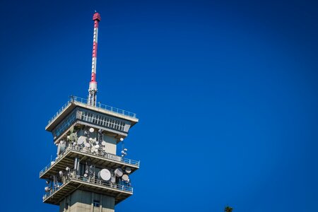 Sky tower telecommunication