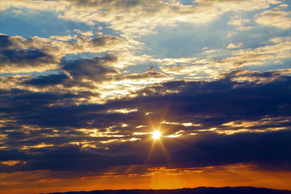 Nature sunset horizon