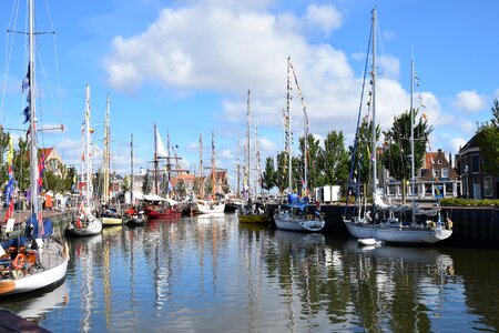 Harlingen ships zuiderhaven southern harbor