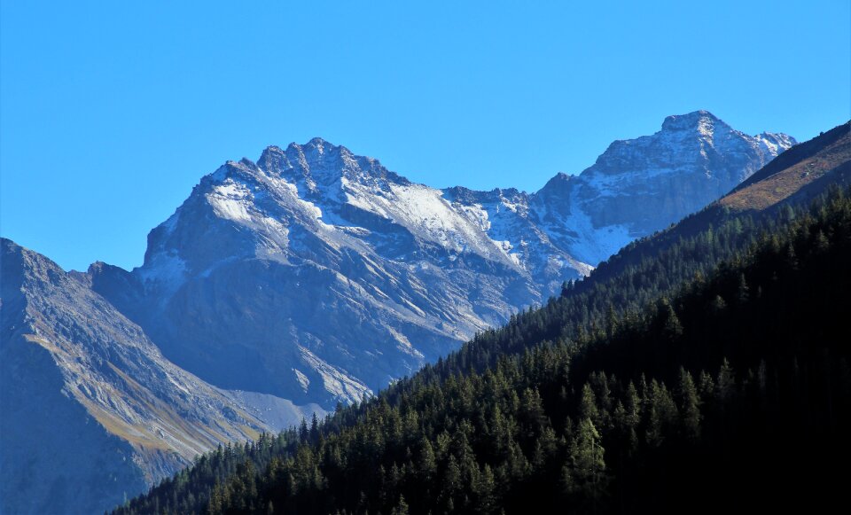 Snow mountain davos