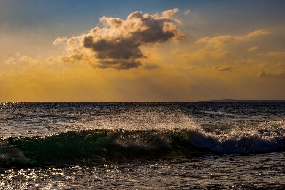 Sunset nature evening