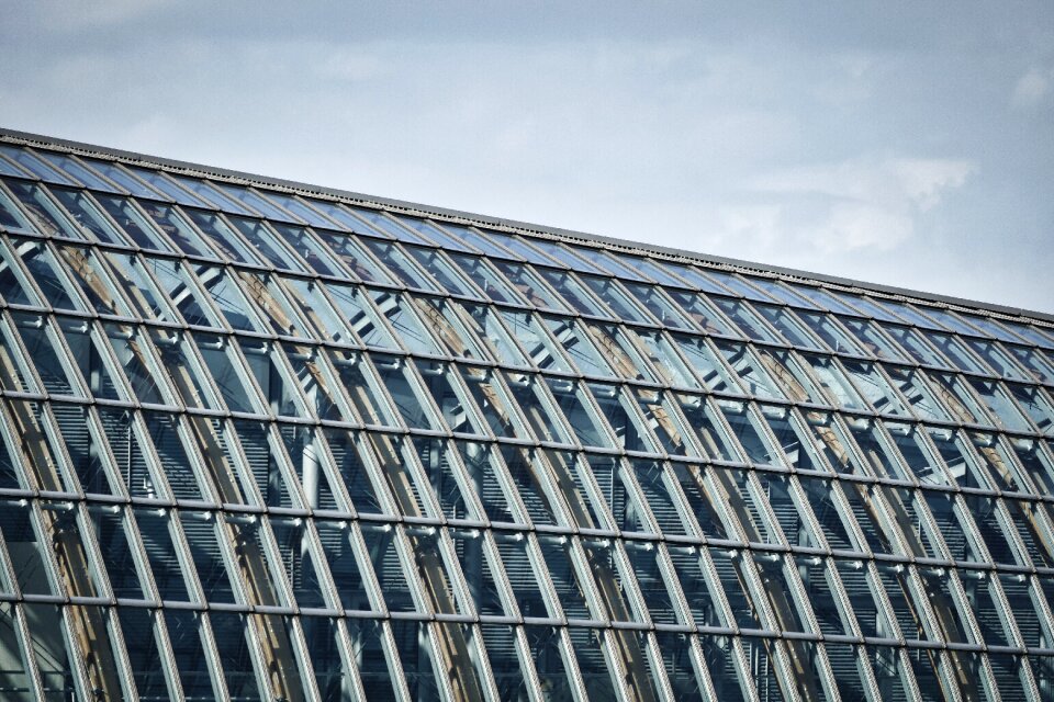 Dome building window