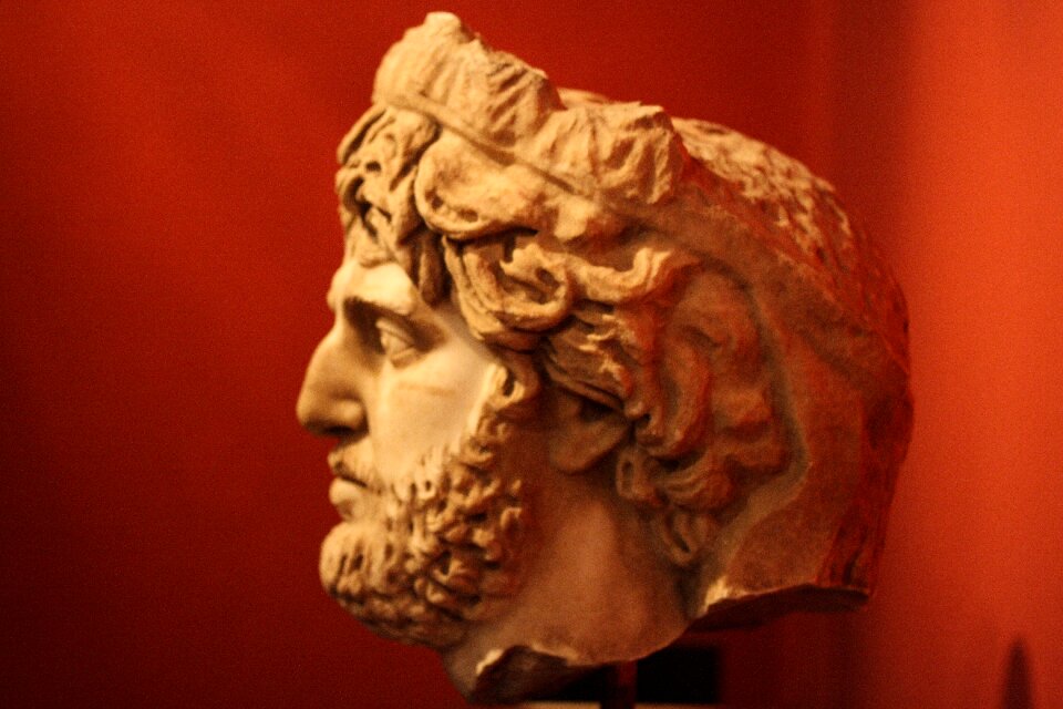 Portrait marble stone