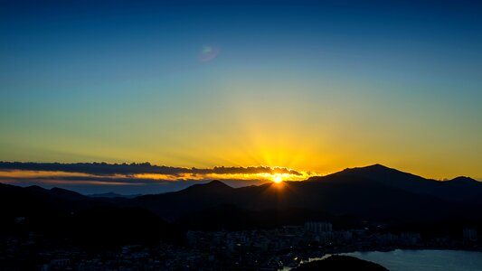 South korea sky landscape
