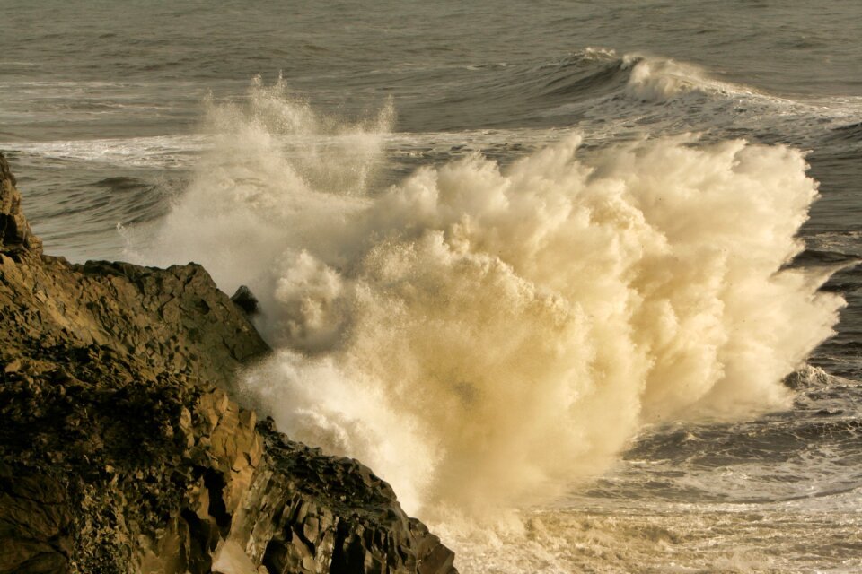 Wave water sea