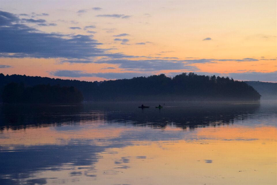Sky water reflection