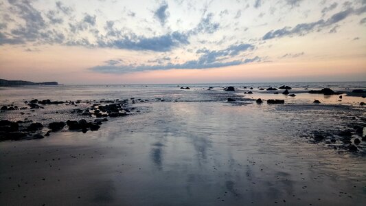 Sunset normandie mirror