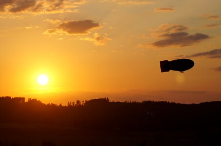 Abendstimmung sunset setting sun