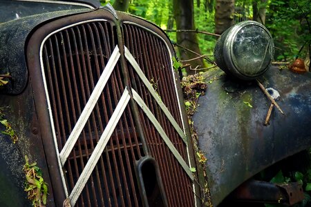 Old rust stainless karre