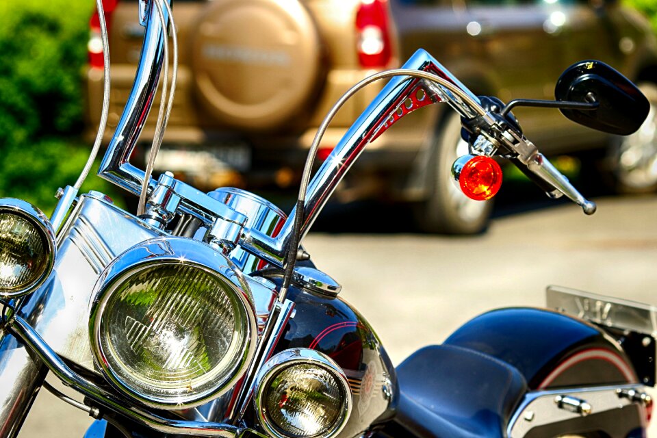 Motorcycle bike chrome