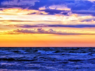Ocean wave baltic sea photo