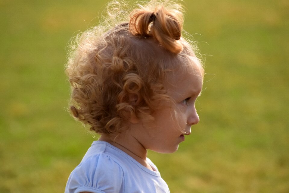 Cute portrait kid photo