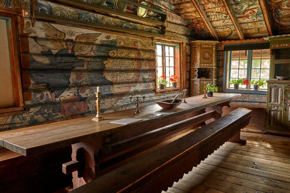 Architecture wood historically