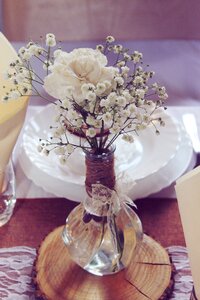 Flower cutlery elegant photo