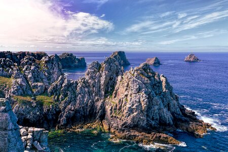 Rocks ocean france